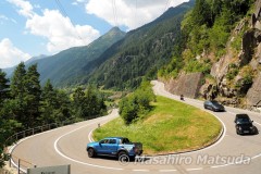 スイスアルプス山岳道路